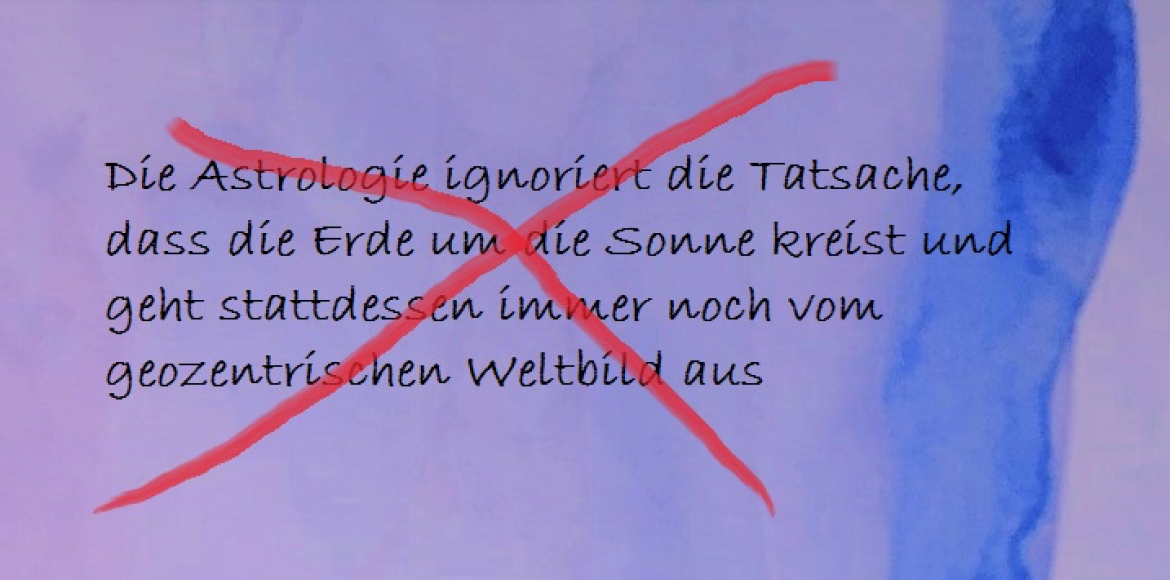 Vorurteile gegen die Astrologie. Die Astrologen würden die Präzession nicht berücksichtigen